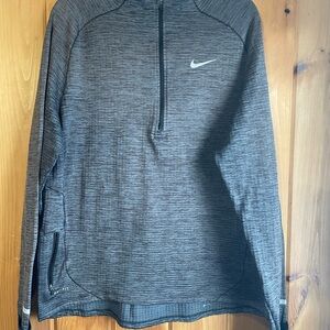 Nike Gray Half-Zip Sweatshirt